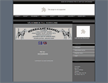 Tablet Screenshot of hurricanekennels.com